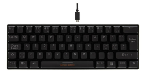 Deltaco DK430 Gaming Tastatur, Schwarz