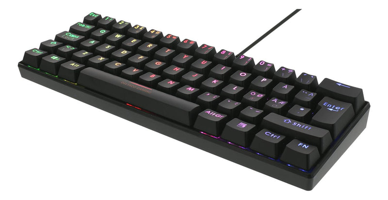 Deltaco DK430 Gaming Tastatur, Schwarz
