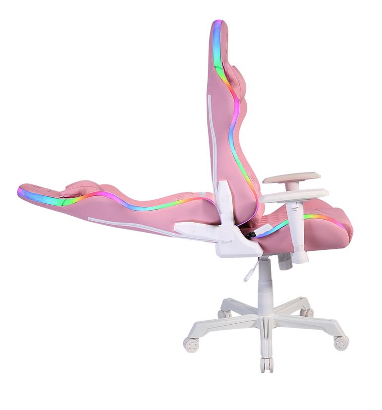 Deltaco Pink Linke Gaming Stuhl, Pink
