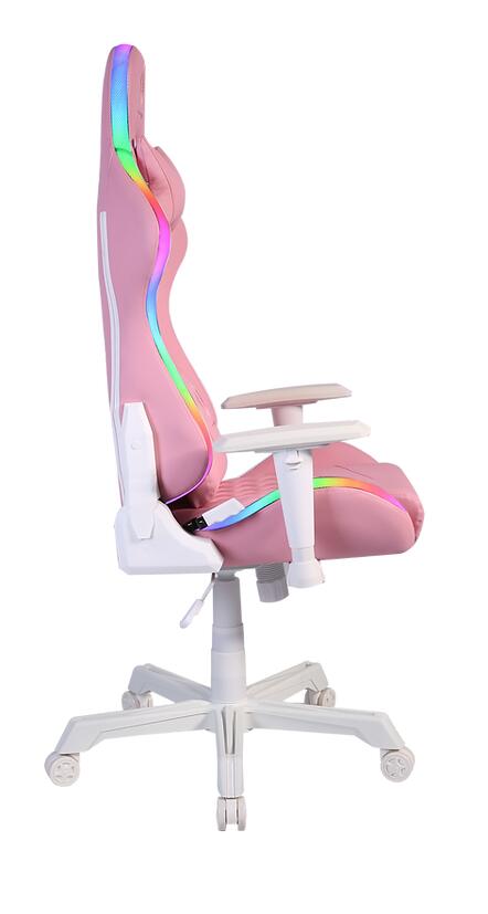 Deltaco Pink Linke Gaming Stuhl, Pink