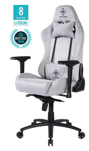 Deltaco DC440L Gaming Stuhl, Hellgrau