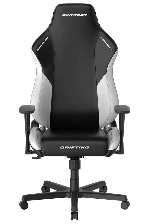 DXRacer Drifting Serie GC/XLDC23LTA/NW Gaming-Stuhl - Plus / XL - EPU Leder - Schwarz/Weiß