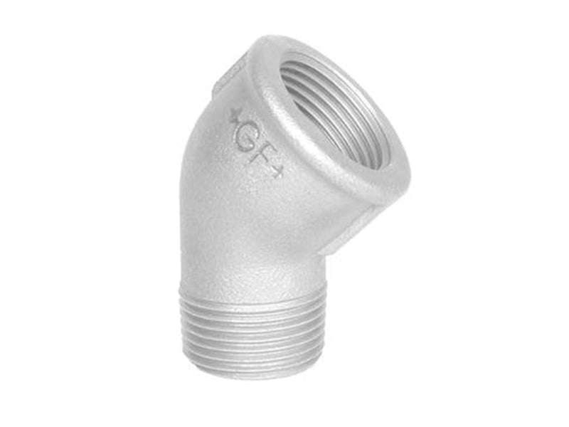 +GF+ Elbow 45° galvanized med f 1 1/2