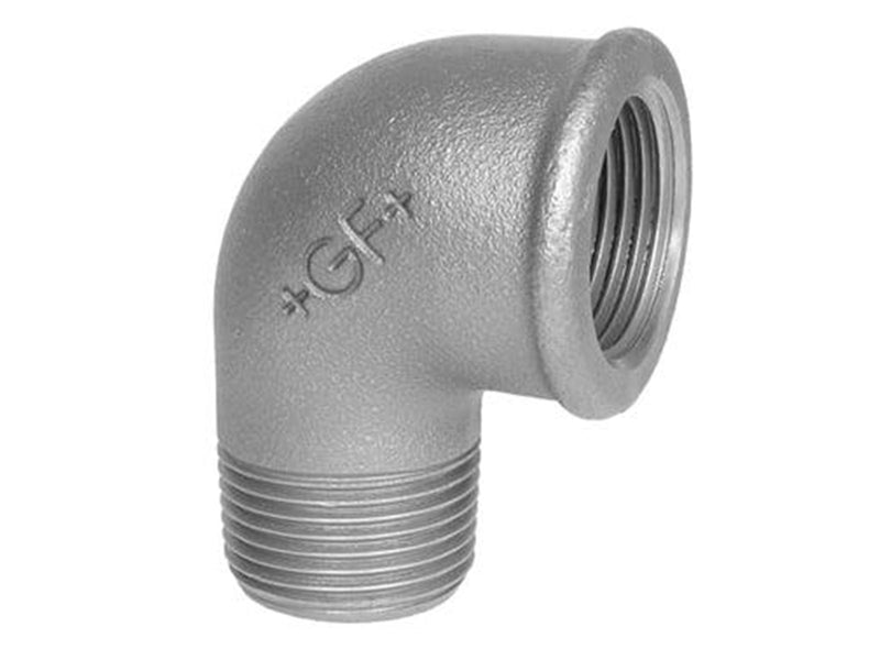 +GF+ Elbow 90° black for m 1/4