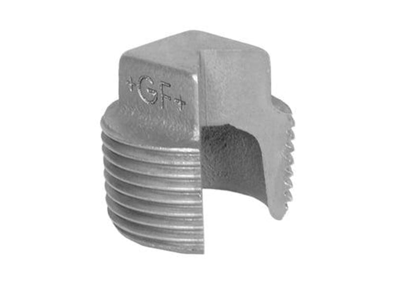 +GF+ Plug plain black 3/4"