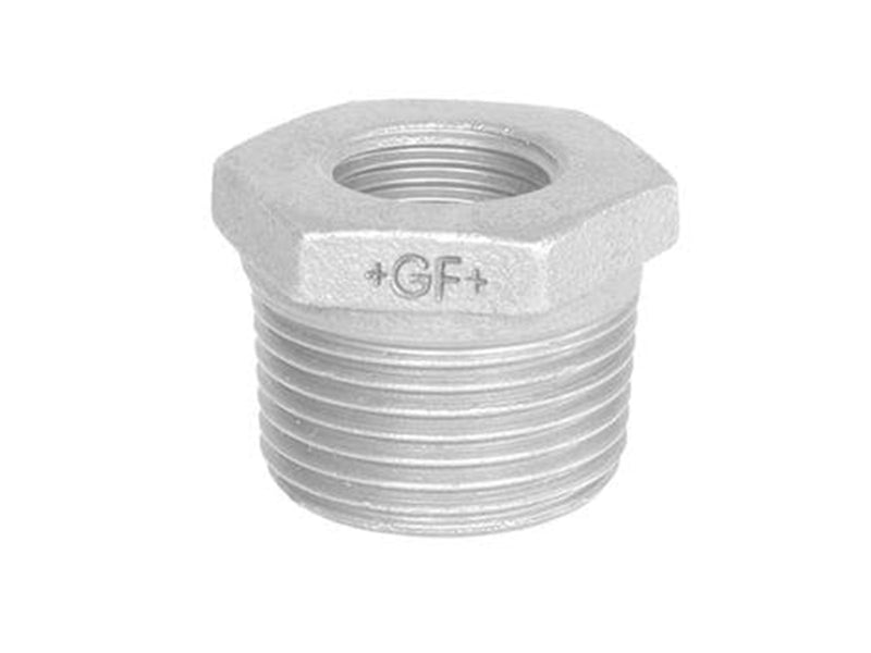+GF+ Reducing bush galvanized concentric 2" x 1"