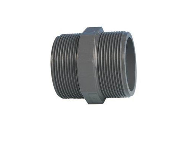 +GF+ Reducing nipple tp pvc grey 1 1/2" x 1 1/4"