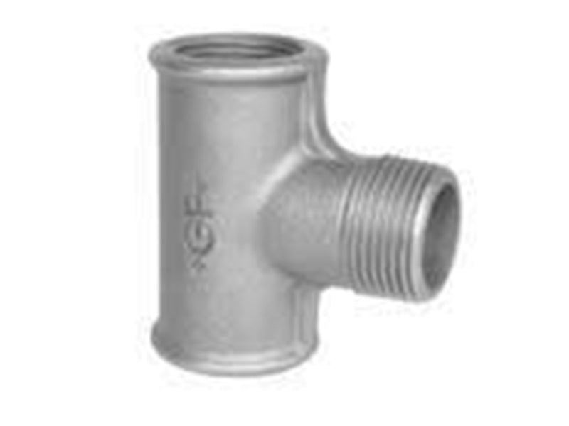 +GF+ Tee galvanized for med f 1/2
