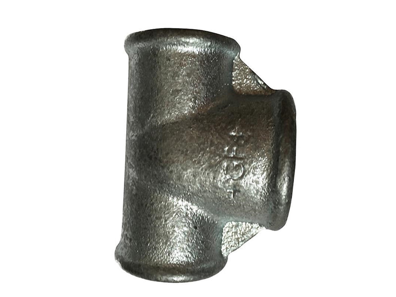 +GF+ tee 90° galvanized reduced 1 1/4-1 1/2-1 1/4''