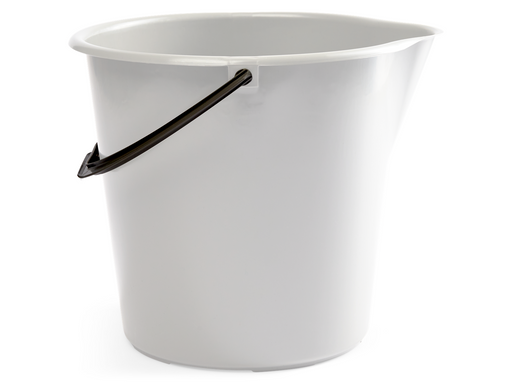 G.Funder Bucket 10 liters white Danish produced