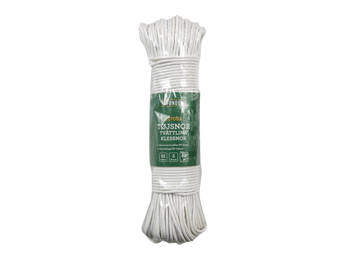 G.Funder Clothesline white plastic 3 mm 52 meters