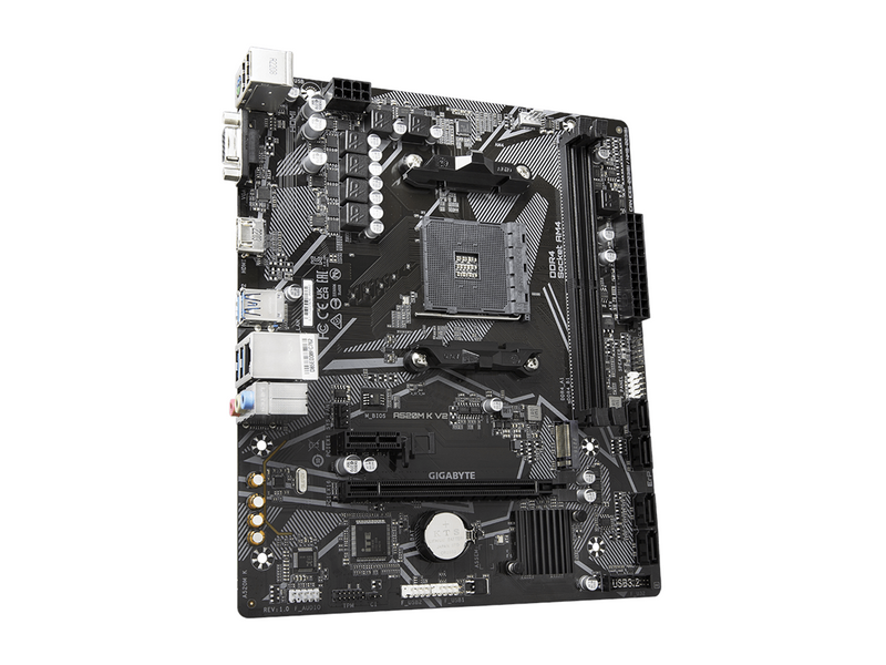 GIGABYTE A520M K V2 Mainboard - AMD A520 - AMD AM4 - DDR4 RAM - Micro-ATX