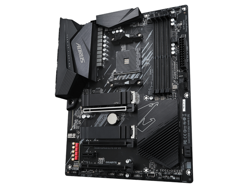 GIGABYTE B550 AORUS ELITE AX V2 Mainboard - AMD B550 - AMD AM4 - DDR4 RAM - ATX