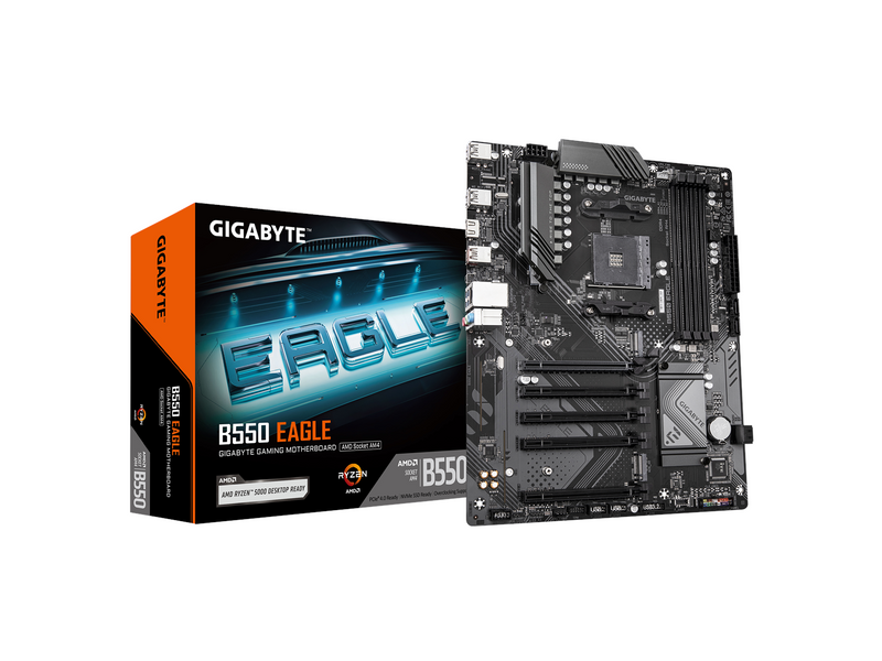 GIGABYTE B550 EAGLE Mainboard - AMD B550 - AMD AM4 - DDR4 RAM - ATX *DEMO*