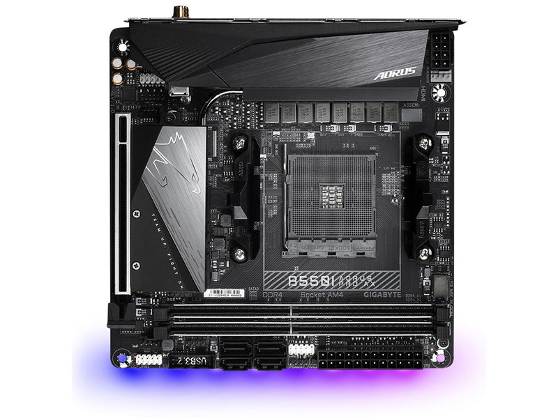 GIGABYTE B550I AORUS PRO AX Mainboard - AMD B550 - AMD AM4 - DDR4 RAM - Mini-ITX