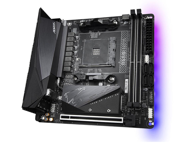 GIGABYTE B550I AORUS PRO AX Mainboard - AMD B550 - AMD AM4 - DDR4 RAM - Mini-ITX