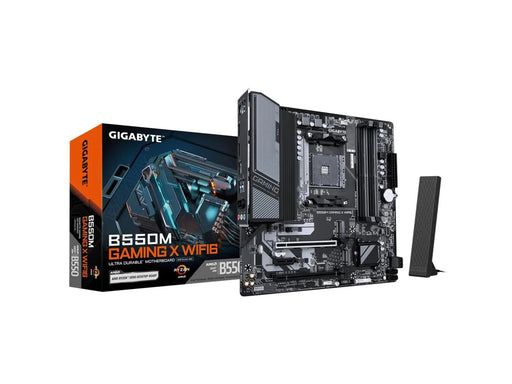 GIGABYTE B550M GAMING X WIFI6 Mainboard - AMD B550 - AMD AM4 - DDR4 RAM - Micro-ATX