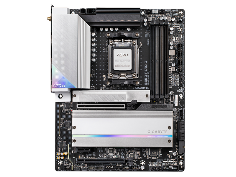 GIGABYTE B650 AERO G Mainboard - AMD B650 - AMD AM5 - DDR5 RAM - ATX