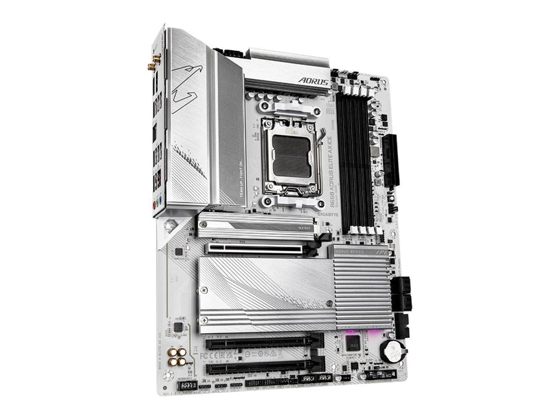 GIGABYTE B650 AORUS ELITE AX ICE Mainboard - AMD B650 - AMD AM5 - DDR5 RAM - ATX