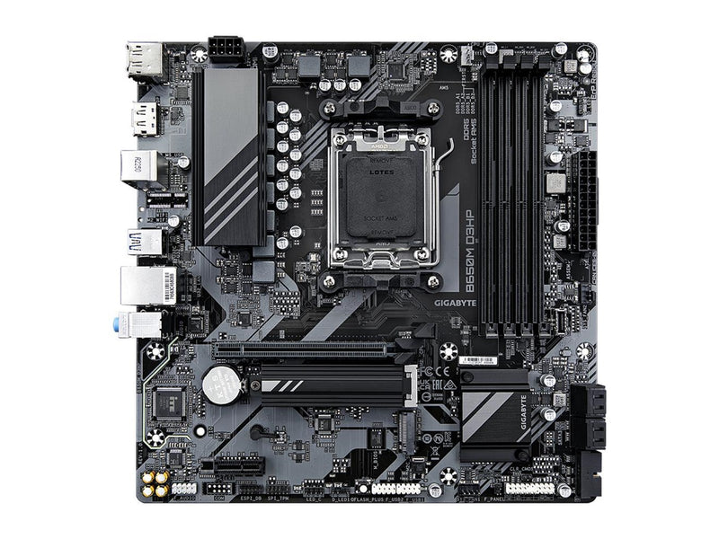 GIGABYTE B650M D3HP Mainboard - AMD B650 - AMD AM5 - DDR5 RAM - Micro-ATX
