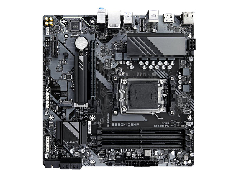 GIGABYTE B650M D3HP Mainboard - AMD B650 - AMD AM5 - DDR5 RAM - Micro-ATX