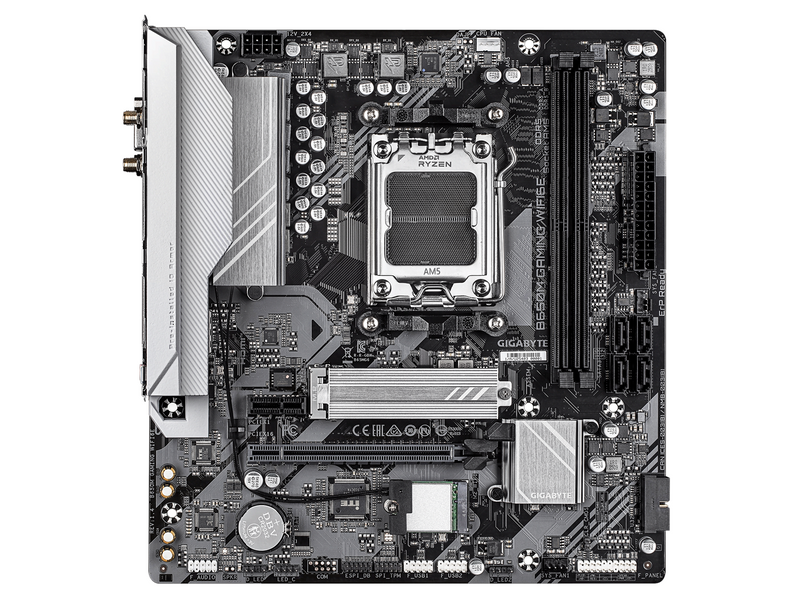 GIGABYTE B650M GAMING WIFI6E Mainboard - AMD B650 - AMD AM5 - DDR5 RAM - Micro-ATX