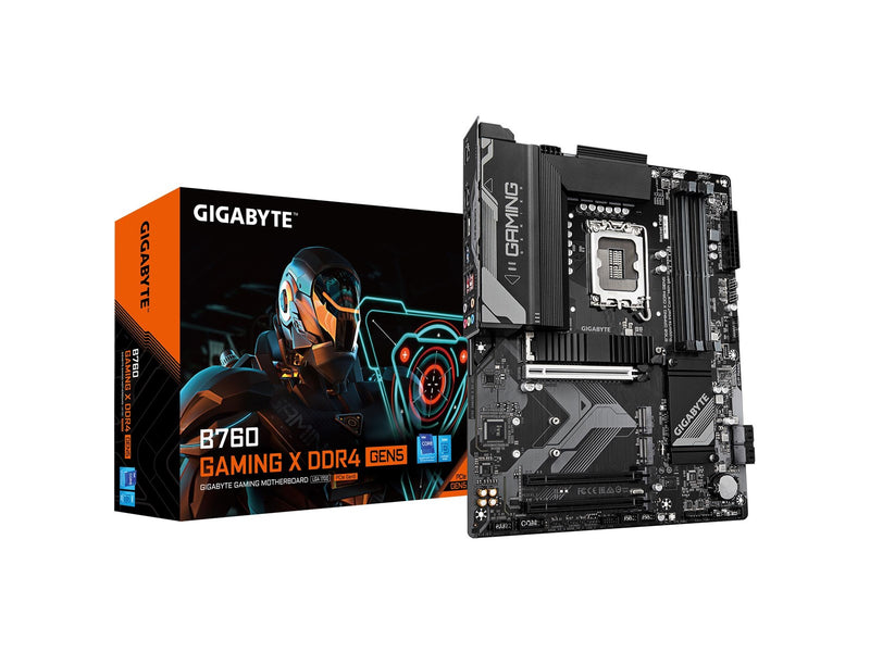 GIGABYTE B760 GAMING X DDR4 GEN5 Mainboard - Intel B760 - Intel LGA1700 - DDR4 RAM - ATX