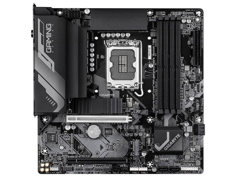 GIGABYTE B760M GAMING X WIFI6E GEN5 Mainboard - Intel B760 - Intel LGA1700 - DDR5 RAM - Micro-ATX