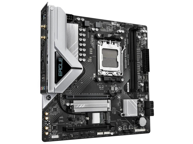 GIGABYTE B840M EAGLE WIFI6 Mainboard - AMD B840 - AMD AM5 - DDR5 RAM - Micro-ATX