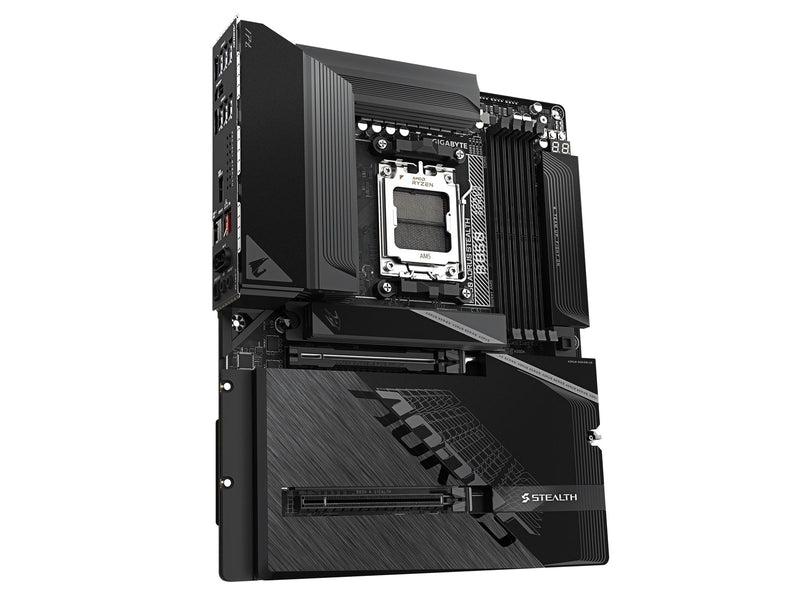 GIGABYTE B850 AORUS STEALTH Mainboard - AMD B850 - AMD AM5 - DDR5 RAM - ATX