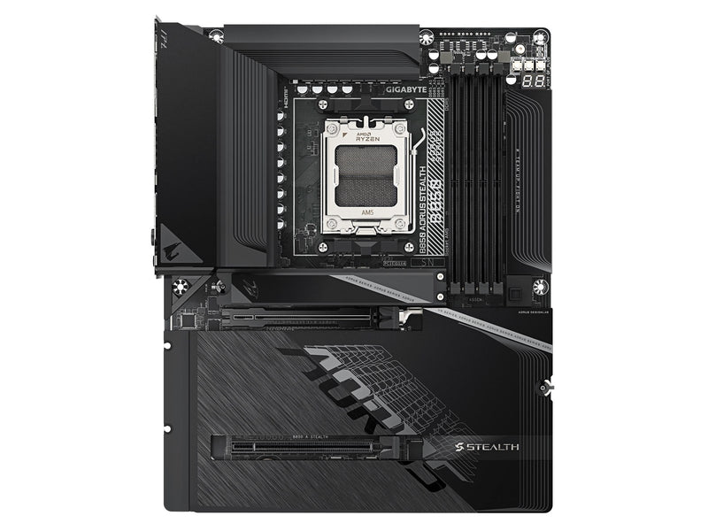 GIGABYTE B850 AORUS STEALTH Mainboard - AMD B850 - AMD AM5 - DDR5 RAM - ATX