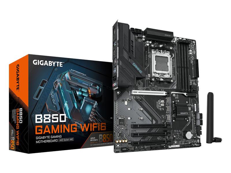 GIGABYTE B850 GAMING WF6 Mainboard - AMD B850 - AMD AM5 - DDR5 RAM - ATX