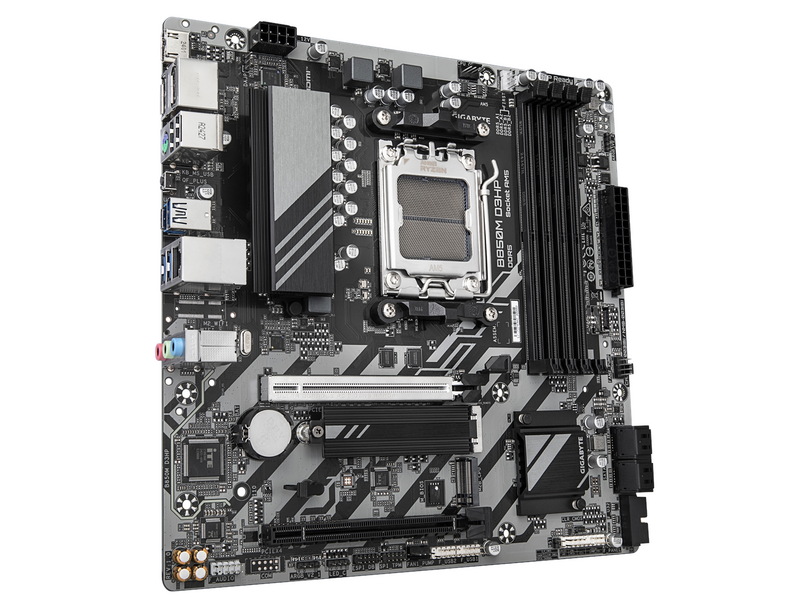 GIGABYTE B850M D3HP Mainboard - AMD B850 - AMD AM5 - DDR5 RAM - Micro-ATX