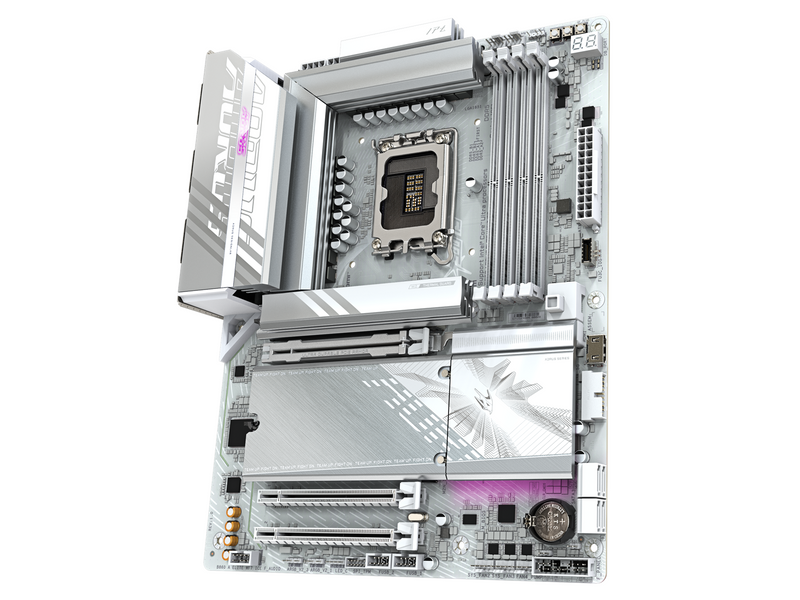 GIGABYTE B860 AORUS ELITE WIFI7 ICE Mainboard - Intel B860 - Intel LGA1851 - DDR5 RAM - ATX