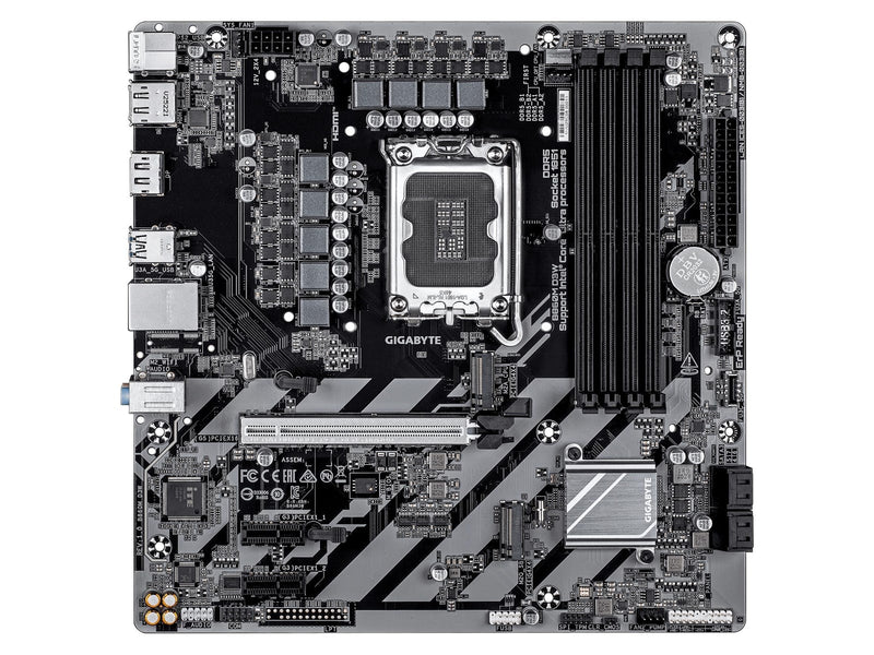 GIGABYTE B860M D3W Mainboard - Intel B860 - Intel LGA1851 - DDR5 RAM - Micro-ATX