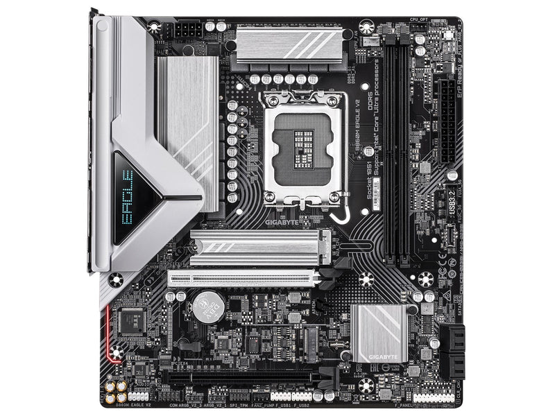 GIGABYTE B860M EAGLE V2 Mainboard - Intel B860 - Intel LGA1851 - DDR5 RAM - Micro-ATX