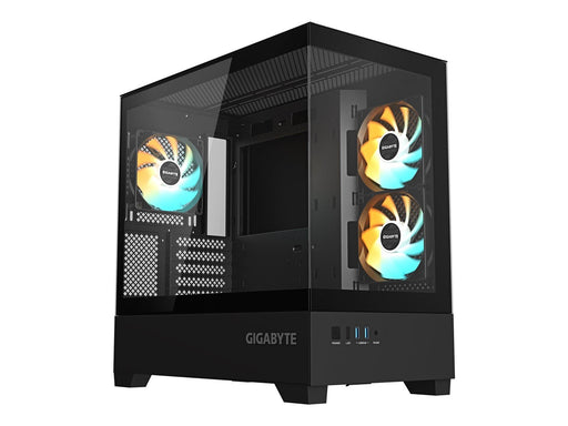 GIGABYTE C201 PANORAMIC - Gehäuse - Tower - Schwarz