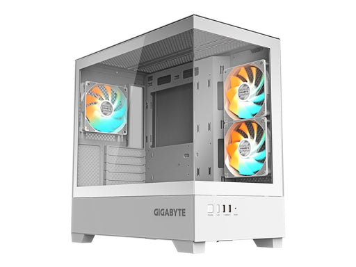 GIGABYTE C201 PANORAMIC ICE - Gehäuse - Tower - Schwarz