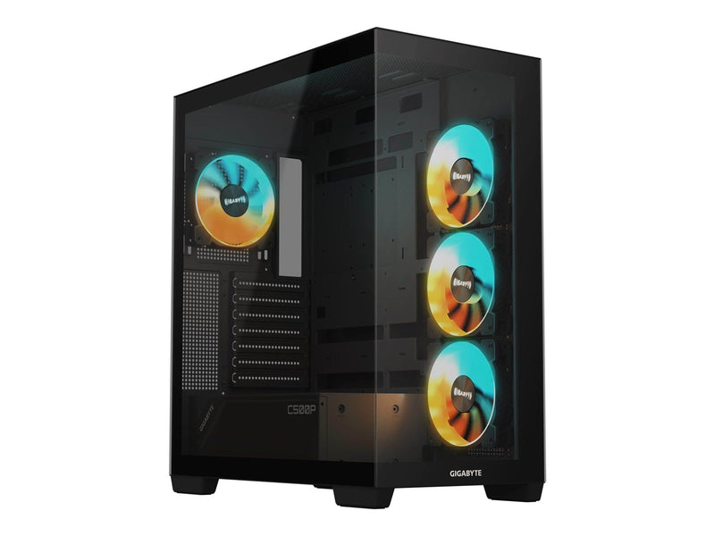 GIGABYTE C500 PANORAMIC STEALTH - Gehäuse - Tower - Schwarz