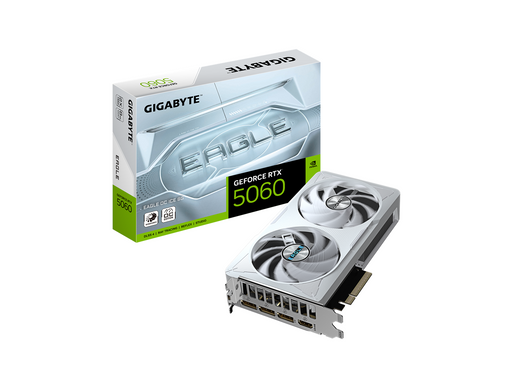 GIGABYTE GeForce RTX 5060 EAGLE OC ICE - 8GB GDDR7 RAM - Grafikkarte