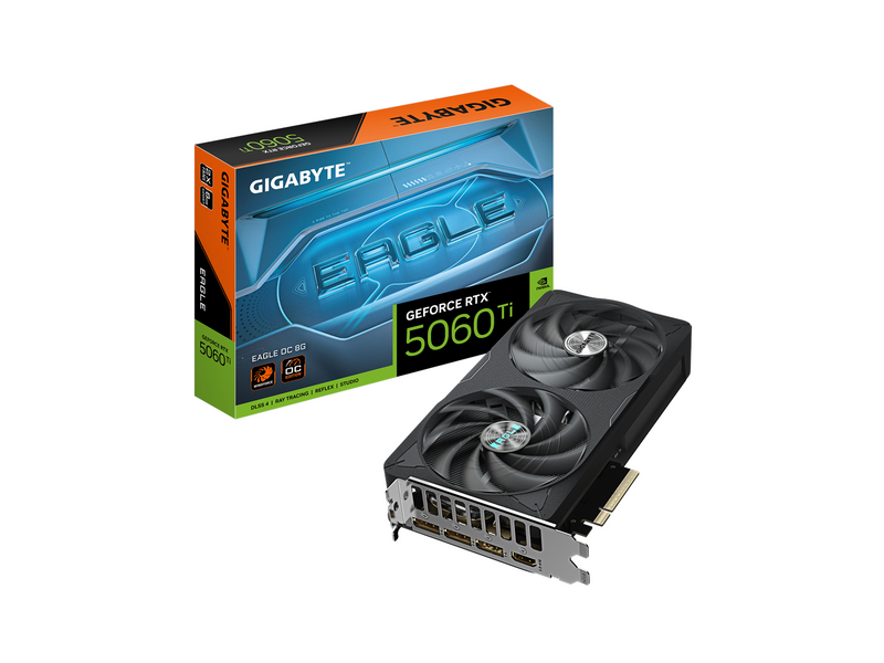 GIGABYTE GeForce RTX 5060 Ti EAGLE OC - 8GB GDDR7 RAM - Grafikkarte