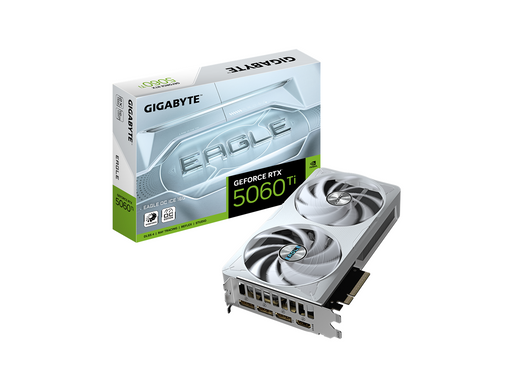 GIGABYTE GeForce RTX 5060 Ti EAGLE OC ICE - 16GB GDDR7 RAM - Grafikkarte
