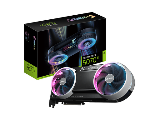 GIGABYTE GeForce RTX 5070 Ti AORUS INFINITY - 16GB GDDR7 RAM - Grafikkarte