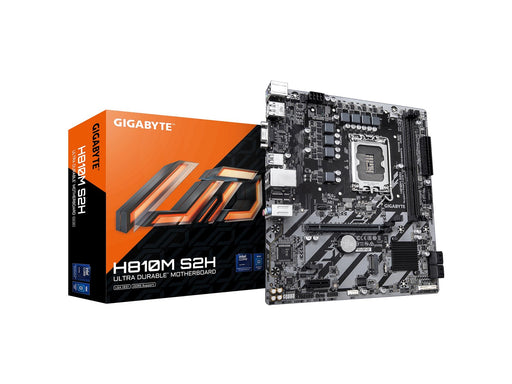 GIGABYTE H810M S2H Mainboard - Intel H810 - Intel LGA1851 - DDR5 RAM - Micro-ATX