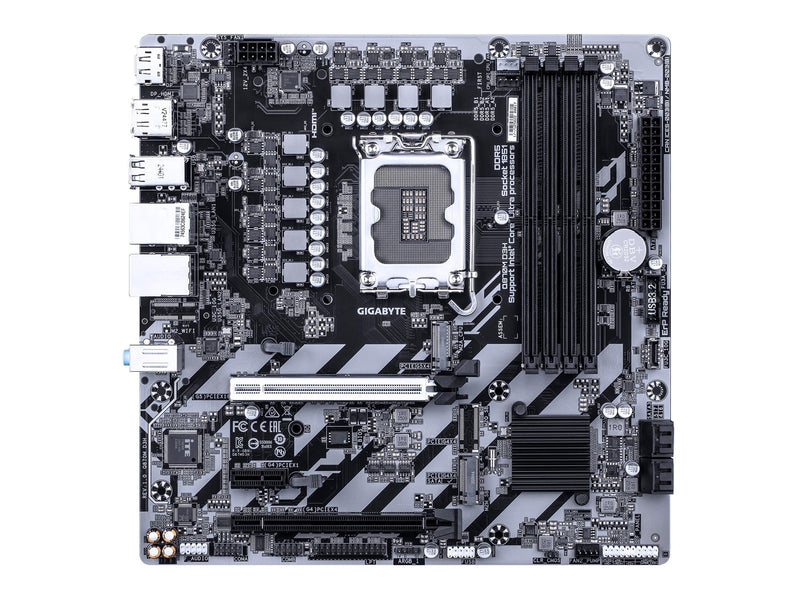 GIGABYTE Q870M D3H Mainboard - Intel Q870 - Intel LGA1851 - DDR5 RAM - Micro-ATX