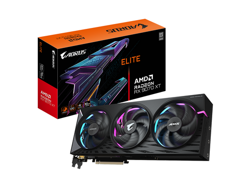 GIGABYTE Radeon RX 9070 XT AORUS Elite - 16GB GDDR6 RAM - Grafikkarte