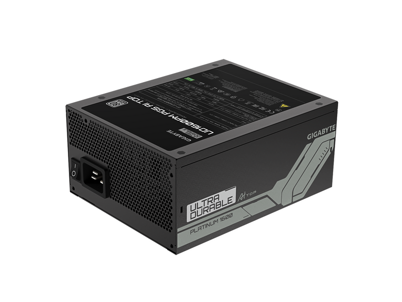 GIGABYTE UD1600PM PG5 AI TOP Netzteile - 1600 Watt - 140 mm - ATX 3.1 - 80 Plus Platinium