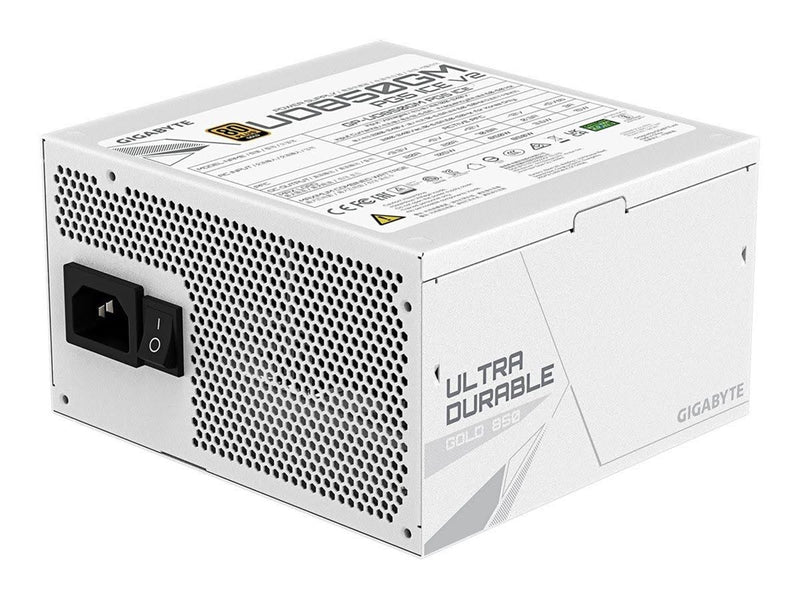 GIGABYTE UD850GM PG5 V2 ICE Netzteile - 850 Watt - 120 mm - ATX 3.1 - 80 Plus Gold zertifiziert