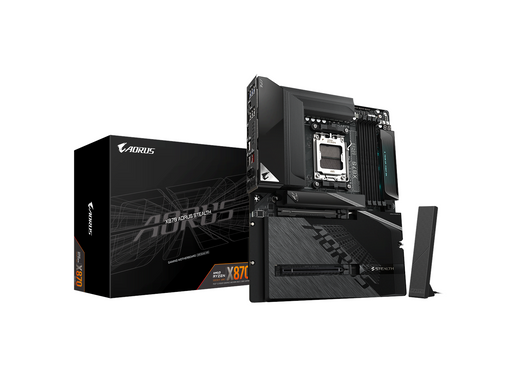 GIGABYTE X870 AORUS STEALTH Mainboard - AMD X870 - AMD AM5 - DDR5 RAM - ATX
