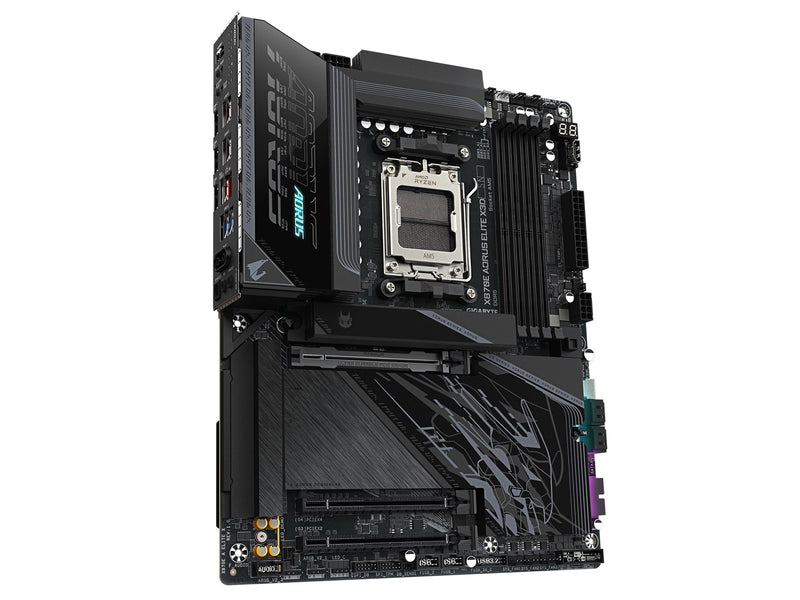 GIGABYTE X870E AORUS ELITE X3D Mainboard - AMD X870E - AMD AM5 - DDR5 RAM - ATX
